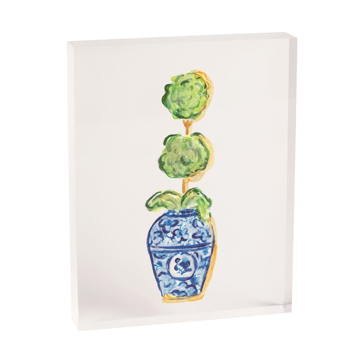 Mud Pie Palm Tree Beach Plaque