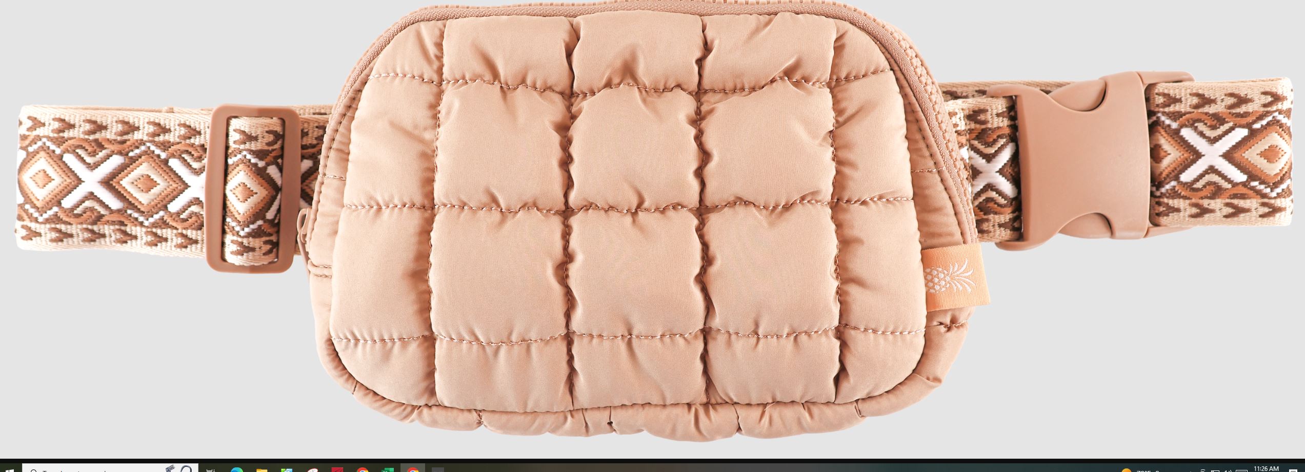 Simply Southern Collection Puff Belt Bag - Thumbnail 2